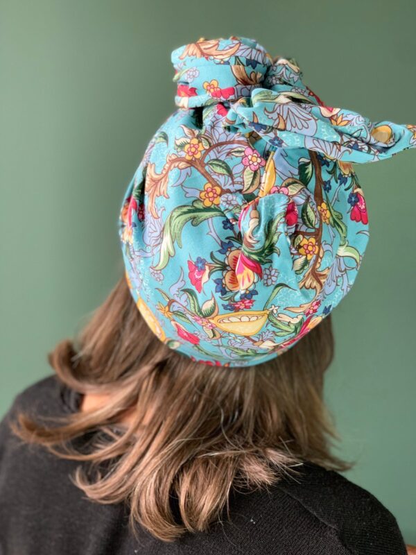 Turban Jeanne Azul Botanique – Image 3