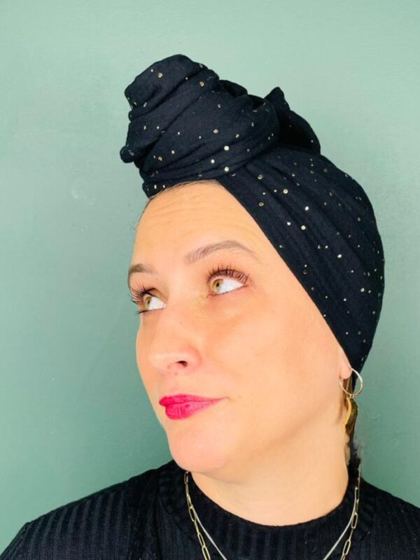 Turban Jeanne Nuit Céleste – Image 3