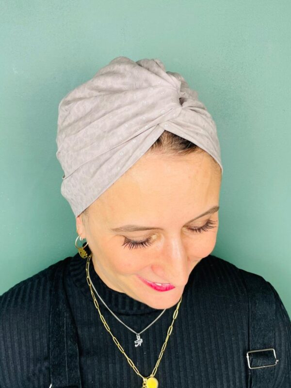 Turban de Chimio Modèle Jeanne Panthère des Neiges