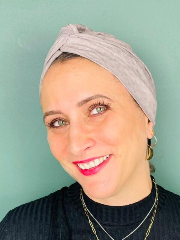 Turban Jeanne Panthère des Neiges – Image 2