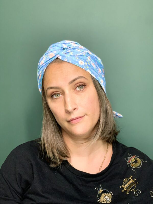 Turban de Chimio Modèle Jeanne Pâquerettes