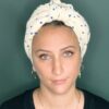 Turban Suze Cœur à la crème – Image 2