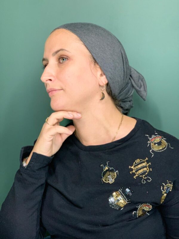 Turban de Chimio Modèle Suze douceur anthracite