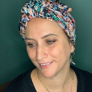 Turban de Chimio Modèle Suze Ronds Graphiques