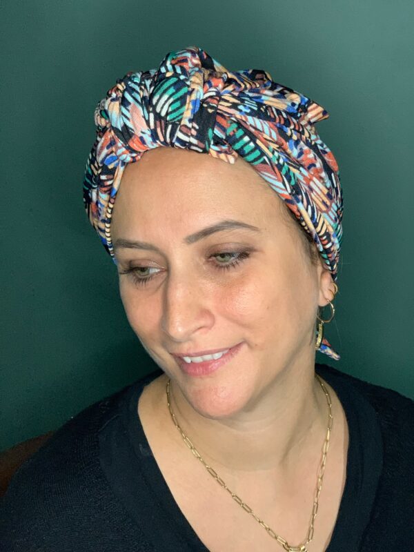 Turban de Chimio Modèle Suze Ronds Graphiques
