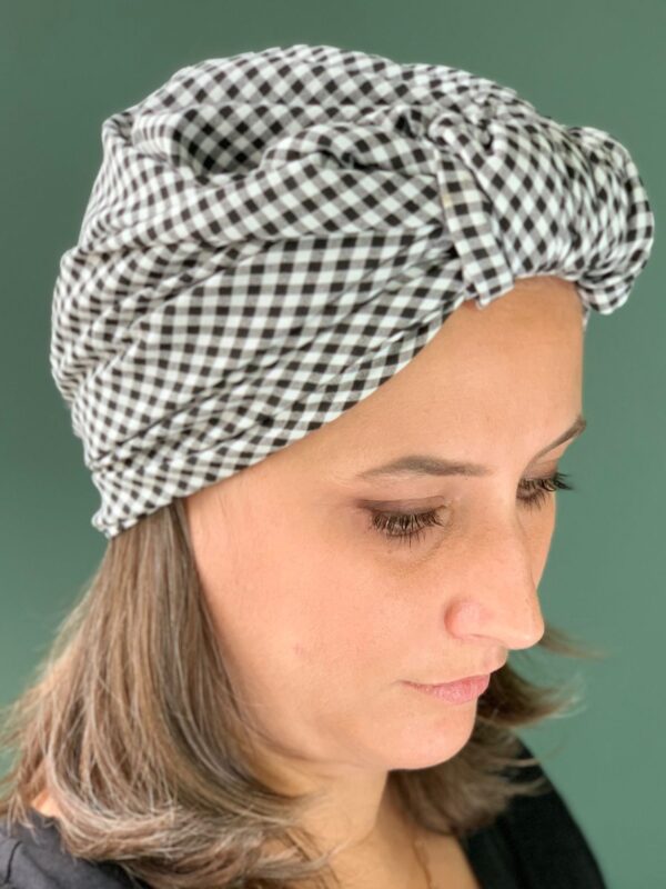 Turban Suze Vichy B&W – Image 3