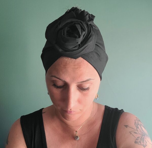 Turban Jeanne All Black – Image 6