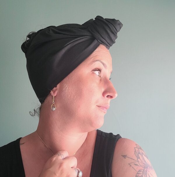 Turban Jeanne All Black – Image 7