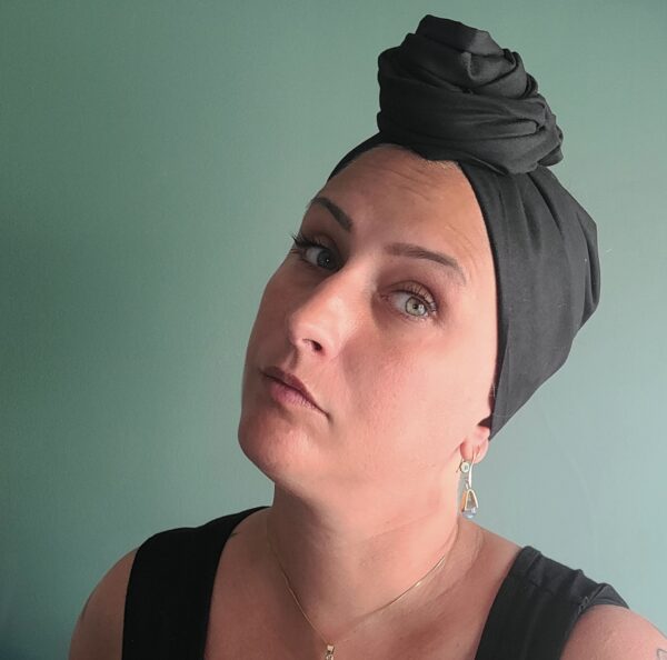 Turban Jeanne All Black – Image 5