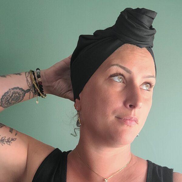 Turban Jeanne All Black – Image 4