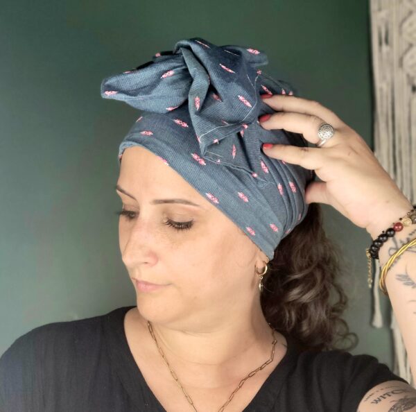 Turban Jeanne Jean Pink – Image 4