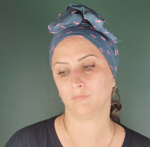 Turban Jeanne Jean Pink – Image 3