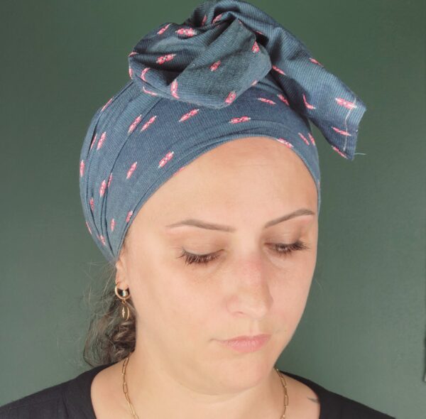 Turban Jeanne Jean Pink – Image 2