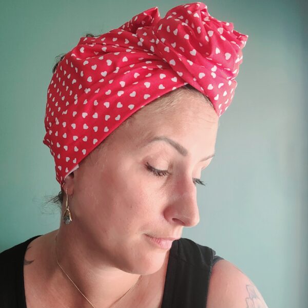 Turban Jeanne Red Heart – Image 2