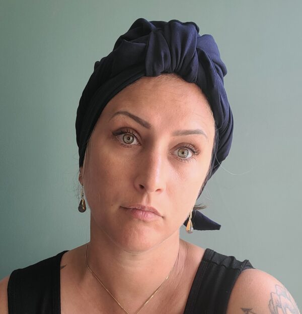 Turban Suze Blue Black – Image 2
