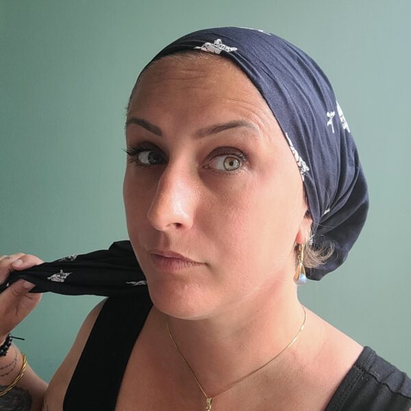 Turban Suze Boubou Blue – Image 3