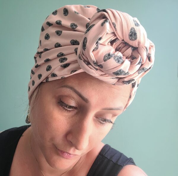 Turban Suze Pink Skull – Image 6