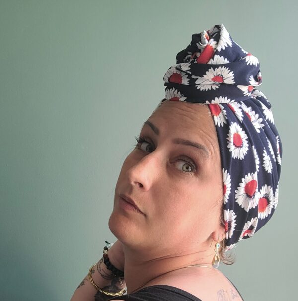 Turban Suze Red Marguerite – Image 4