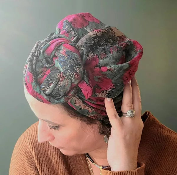 Turban Suze Fleurs d'Hiver – Image 2