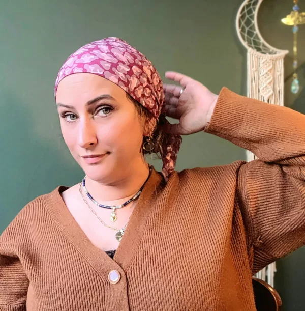 Turban Suze Pink Léo – Image 3