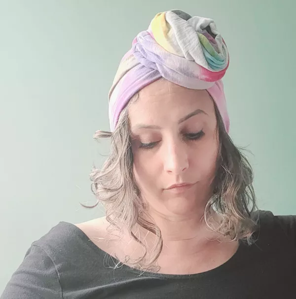 Turban Jeanne Arc en ciel – Image 5