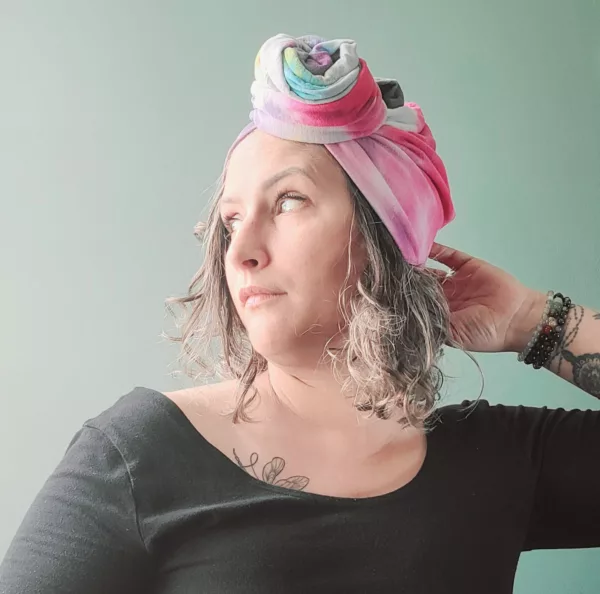 Turban Jeanne Arc en ciel – Image 4