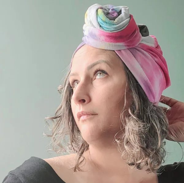 Turban Jeanne Arc en ciel – Image 3