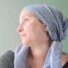 Turban Suze Blue Lurex