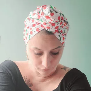 Turban Jeanne Cerise