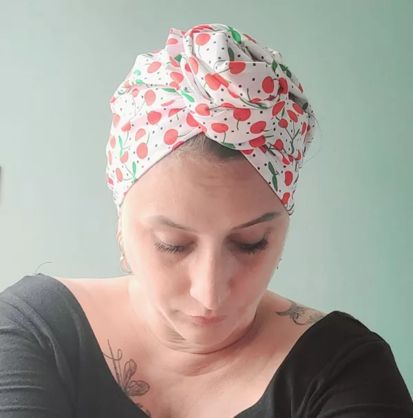 Turban Jeanne Cerise