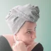 Turban Jeanne Cœurs Gris – Image 5
