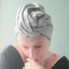 Turban Jeanne Cœurs Gris – Image 4