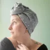Turban Jeanne Cœurs Gris – Image 3