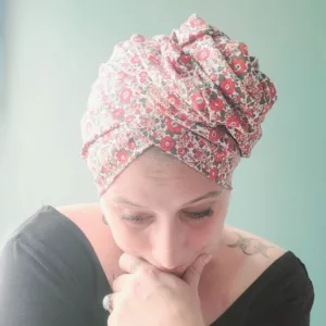 Turban Jeanne Liberty Rouge