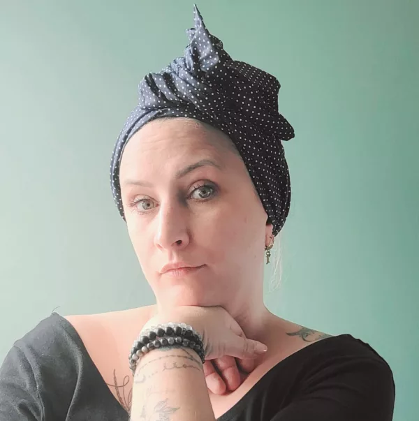 Turban Jeanne Marine – Image 2