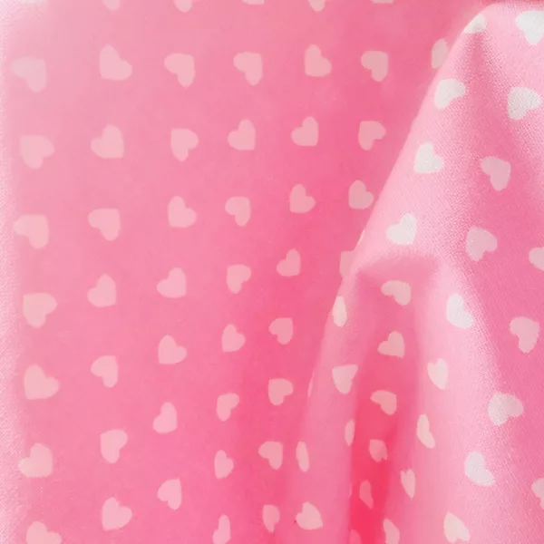 Turban Jeanne Petits Cœurs Rose