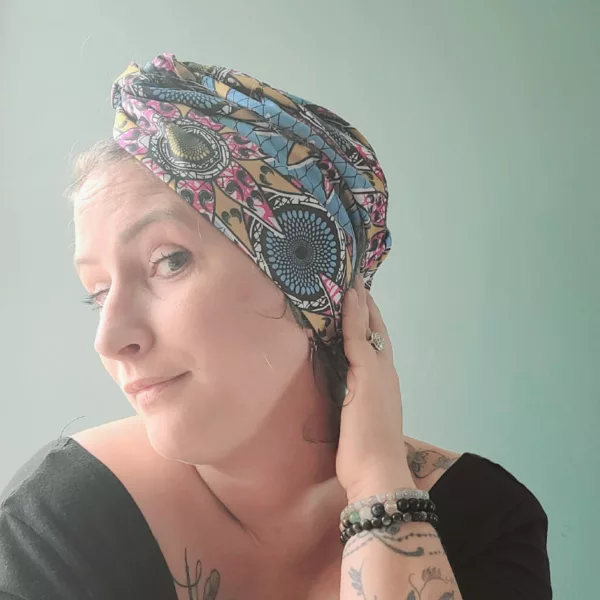 Turban Jeanne Wax Soleil – Image 2