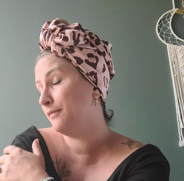 Turban Suze Pink Léo – Image 3