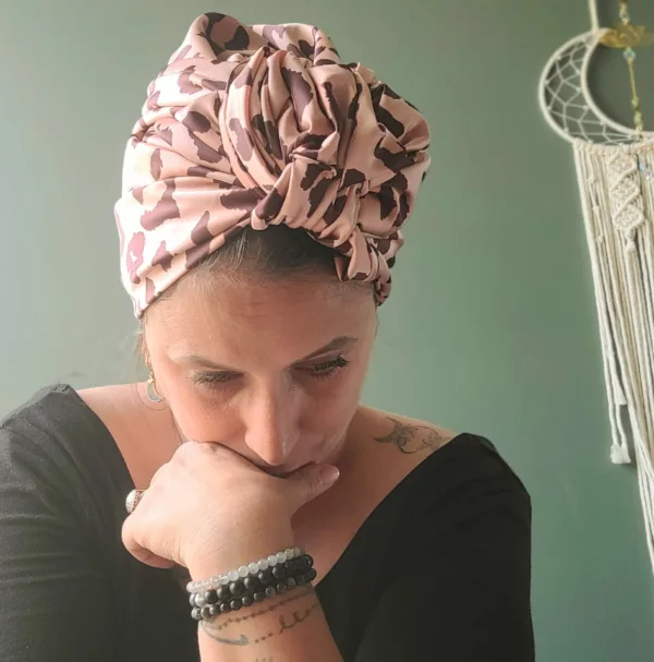 Turban Suze Pink Léo – Image 4