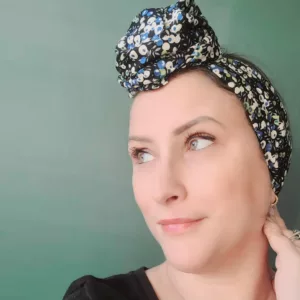 Turban Jeanne Blue Olivier