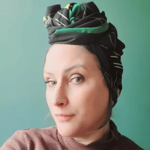 Turban Suze Iris Graphique