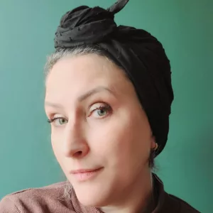 Turban Suze Plumetis noir