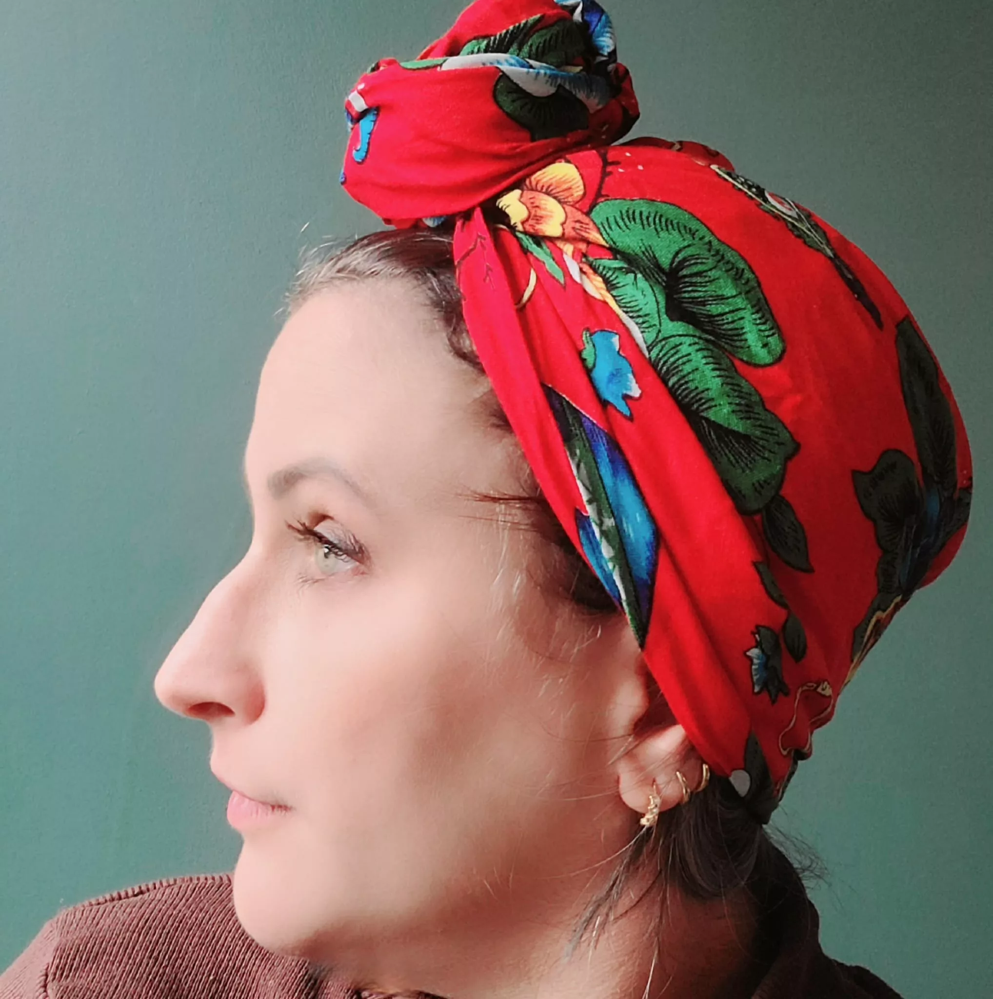 Turban Suze Red Berbère – Image 4